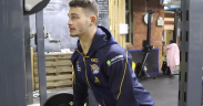 Laura Crane interviews and trains with Leeds Rhinos Stevie Ward